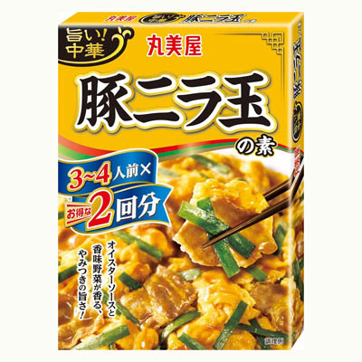 丸美屋 お得な2回分豚ニラ玉の素140g