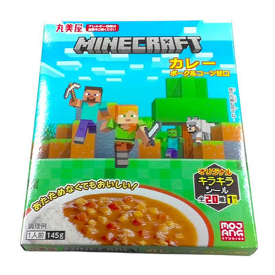 丸美屋　マインクラフトカレー　ポーク＆コーン甘口　145ｇ