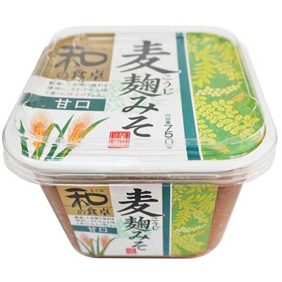 ますやみそ 麦麹みそカップ750g