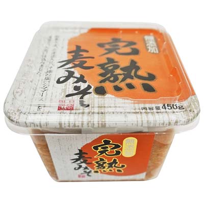 ますやみそ 完熟麦みそカップ450g