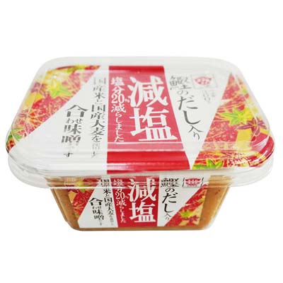 ますやみそ 減塩だし入りみそ300g