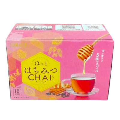 日東紅茶 ほっとはちみつチャイティーバッグ 18袋入