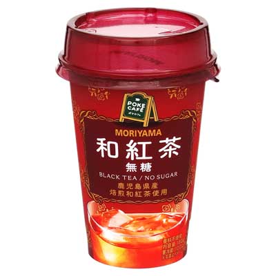 守山乳業　　POKE CAFE　和紅茶　無糖　180g