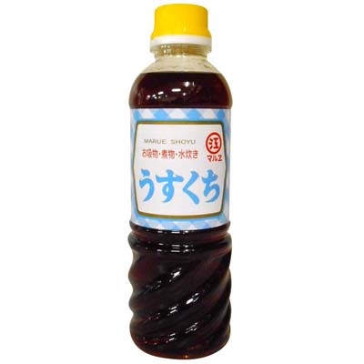 マルヱ　うすくちしょうゆ420ｍｌ