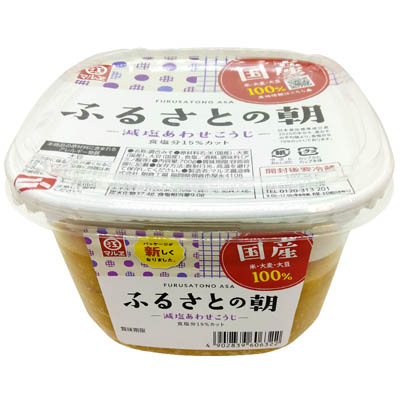 マルエ　国産米・大麦・大豆100%　ふるさとの朝　減塩あわせこうじ　７００ｇ