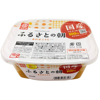 マルエ　国産米・大麦・大豆100%　ふるさとの朝　あわせこうじ　３５０ｇ