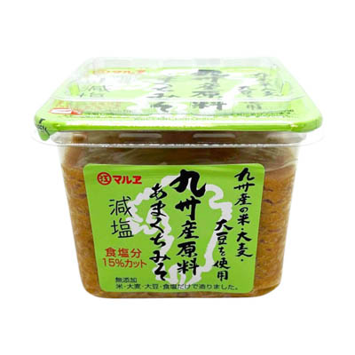 マルエ　九州産原料あまくちみそ減塩　４５０ｇ