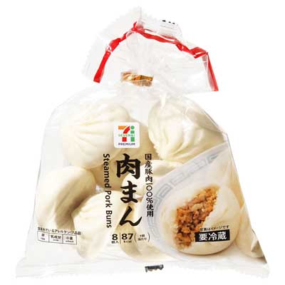 セブンプレミアム　肉まん　8個入
