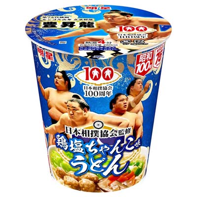 明星　日本相撲協会監修　鶏塩ちゃんこ味うどん　70ｇ
