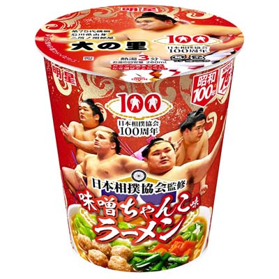 明星　日本相撲協会監修　味噌ちゃんこ味ラーメン　71ｇ