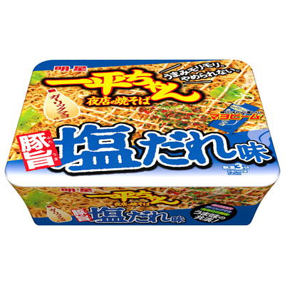 明星　夜店の焼そば豚旨塩だれ味１３２ｇ