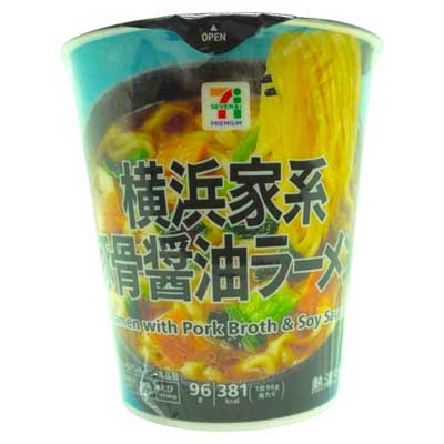 セブンプレミアム　横浜家系豚骨醤油ラーメン　96ｇ
