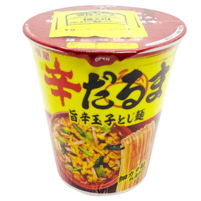 明星　辛だるま　旨辛玉子とじ麺　９７ｇ