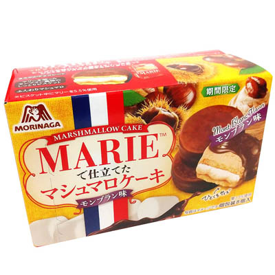 森永 MARIEで仕立てたマシュマロケーキ モンブラン味
