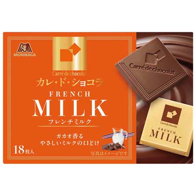 森永製菓　カレ・ド・ショコラ　フレンチミルク　18枚入