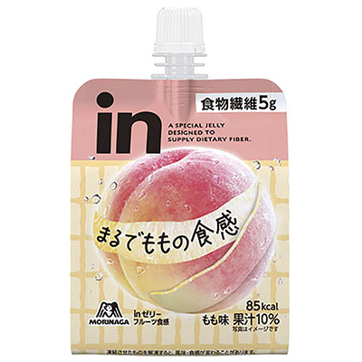 森永　ｉｎゼリーまるでももの食感　１５０ｇ