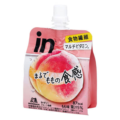 森永製菓　ｉｎゼリーフルーツ食感もも味　150ｇ