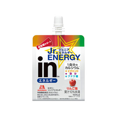 森永製菓　ｉｎゼリージュニアエネルギー　りんご味　180ｇ