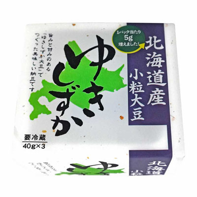 マルキン　北海道産小粒大豆　ゆきしずか　40ｇ×3個パック