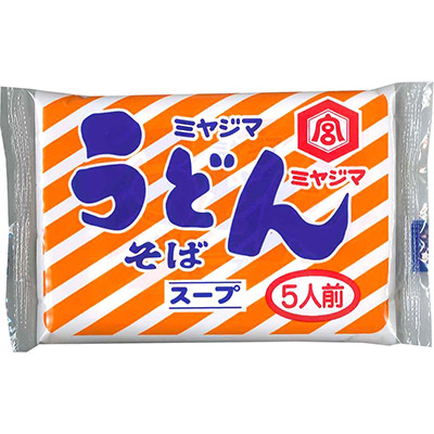 宮島　うどん・そばスープ５食