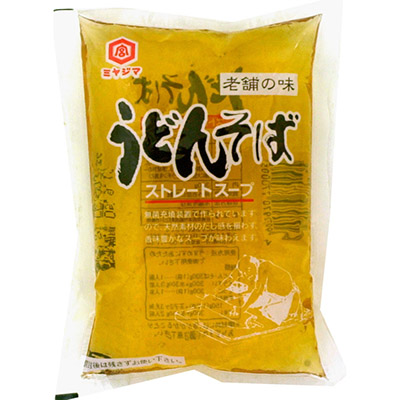 ミヤジマ　うどんそば ストレートスープ　３００ｇ