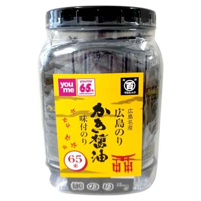 広島のり　かき醤油味付のり　12切×3枚×65束