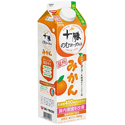 日清ヨーク　十勝のむヨーグルト　みかん