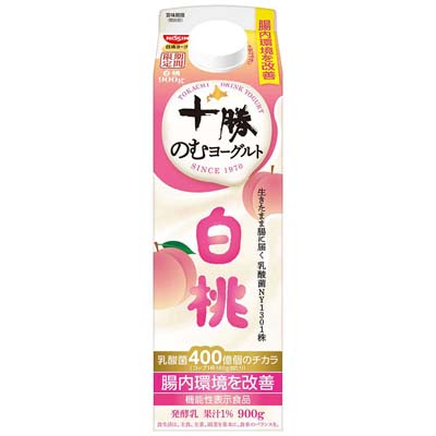 日清ヨーク　十勝のむヨーグルト　白桃　900ｇ