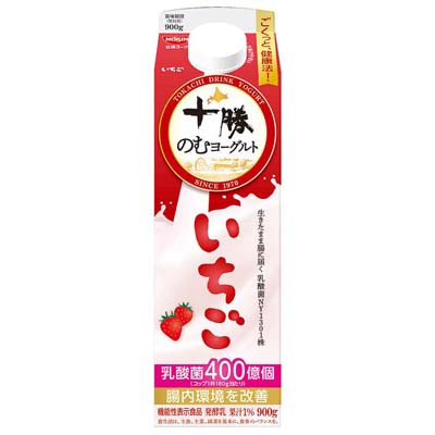 日清ヨーク　十勝のむヨーグルト　いちご　900g