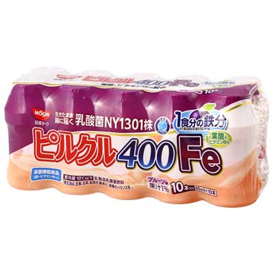日清ヨーク ピルクル400鉄分 65mlX10個入