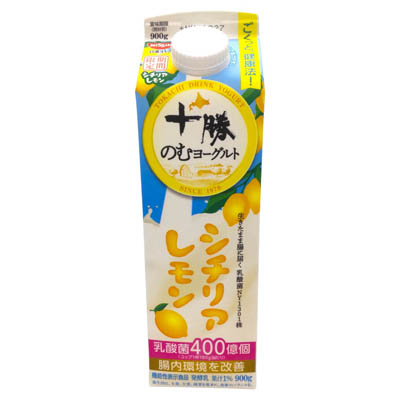 日清ヨーク　十勝のむヨーグルトシチリアレモン　900ｇ