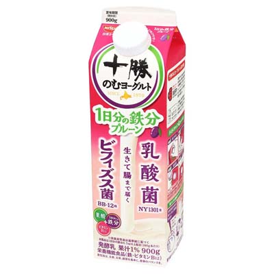 日清ヨーク　十勝のむヨーグルト　１日分の鉄分プルーン　900g