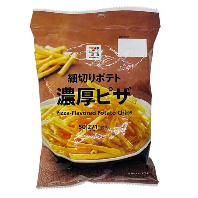 セブンプレミアム 細切りポテト濃厚ピザ50g