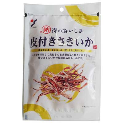 山栄 納得のおいしさ 皮付きさきいか 28g