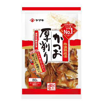 ヤマキ　氷温熟成法かつお厚削り８０ｇ