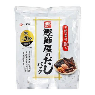 ヤマキ　鰹節屋のだしパック　９ｇＸ２０袋入