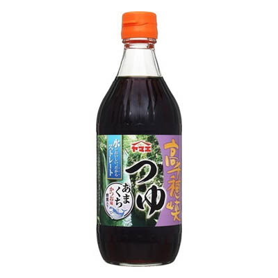 ヤマエ販売　高千穂峡つゆあまくちかつお味　瓶　５００ｍｌ
