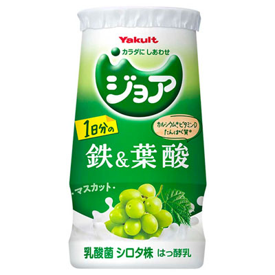 ヤクルト ジョア 1日分の鉄&葉酸 マスカット 125ml