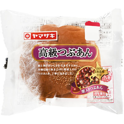 ヤマザキ　　高級つぶあんパン（栗入り）