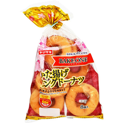 ヤマザキ　かた揚げリングドーナツ　８個