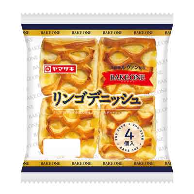 ヤマザキ　BAKEONE　リンゴデニッシュ　4個入