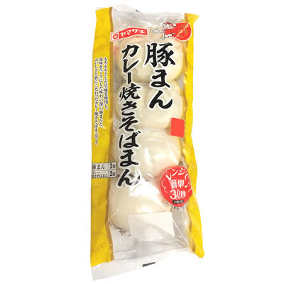 ヤマザキ　豚まん カレー焼きそばまん