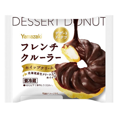 ヤマザキ フレンチクルーラー ホイップクリーム 1個