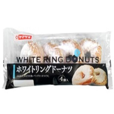 ヤマザキ　ホワイトリングドーナツ４個