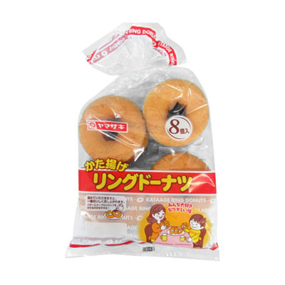 ヤマザキ　かた揚げリングドーナツ８個入り