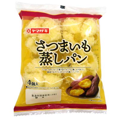 ヤマザキさつまいも蒸しパン４個入