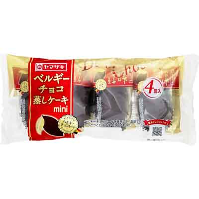 ヤマザキベルギーチョコ蒸しケーキ４個入　ミニ