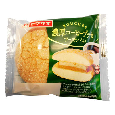 ヤマザキ濃厚コーヒーブッセ(アーモンド入り)