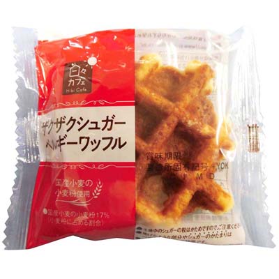 ヤマザキ ザクザクシュガーベルギーワッフル 1個