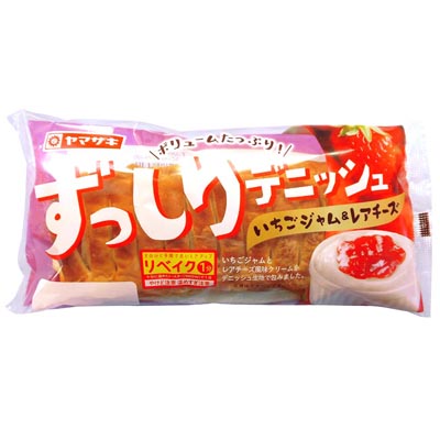 ずっしりデニッシュ（いちごジャム＆レアチーズ）